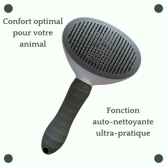 Brosse auto nettoyante pour chiens "Groomi" Zarona