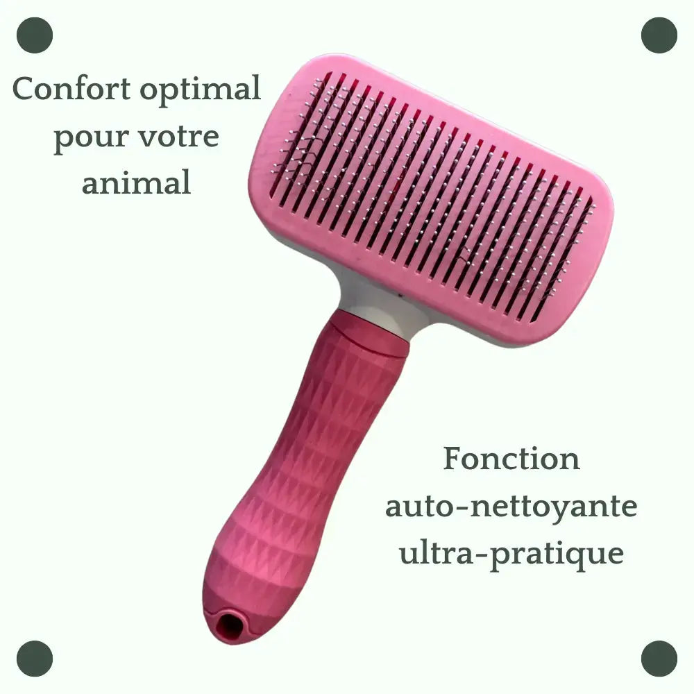 Brosse auto nettoyante pour chiens "Groomi" Zarona